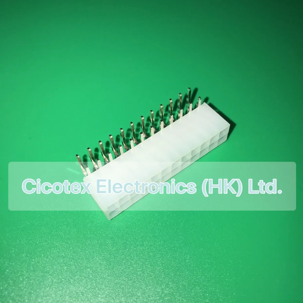 5557-24W 4.20mm 24-PIN ATX connector 24 -PIN 90 -degree bend pin socket 555724W 5557-24W-24PIN-90DEGREE