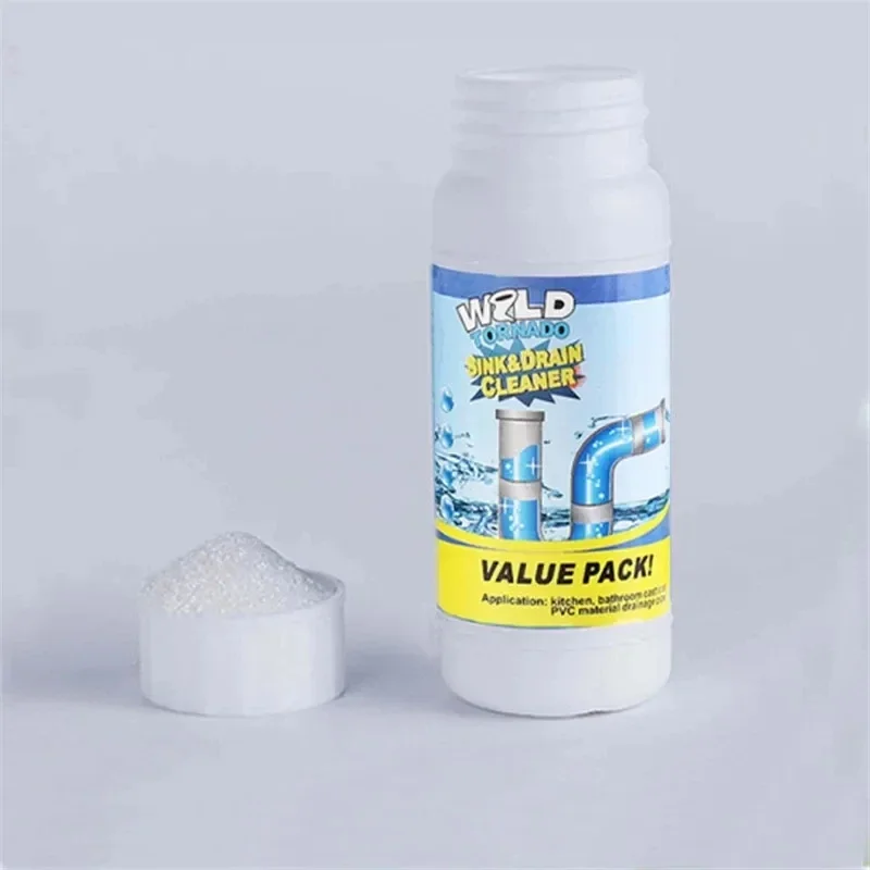 High Efficiency Sink Drain Cleaner Clog Remover Kitchen Sewer Power Pipe Channel Powder - Powerful Cleaning Tool for Home