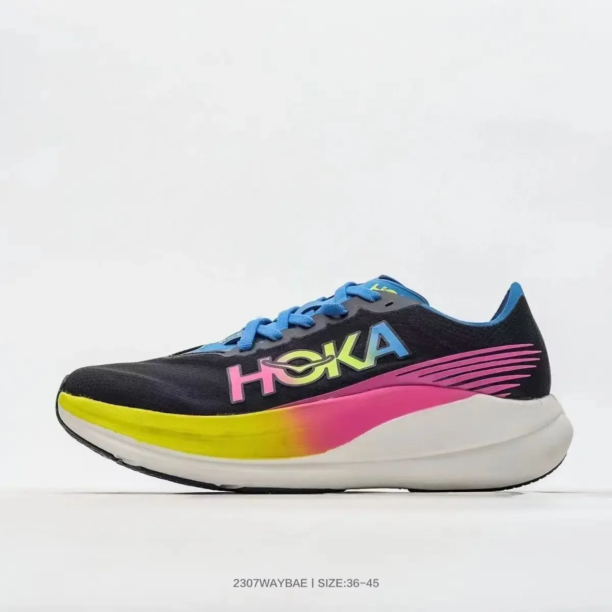 HOKA-Zapatillas de correr One Rocket X2 para hombre y mujer, calzado profesional de malla de ingeniería, para maratón