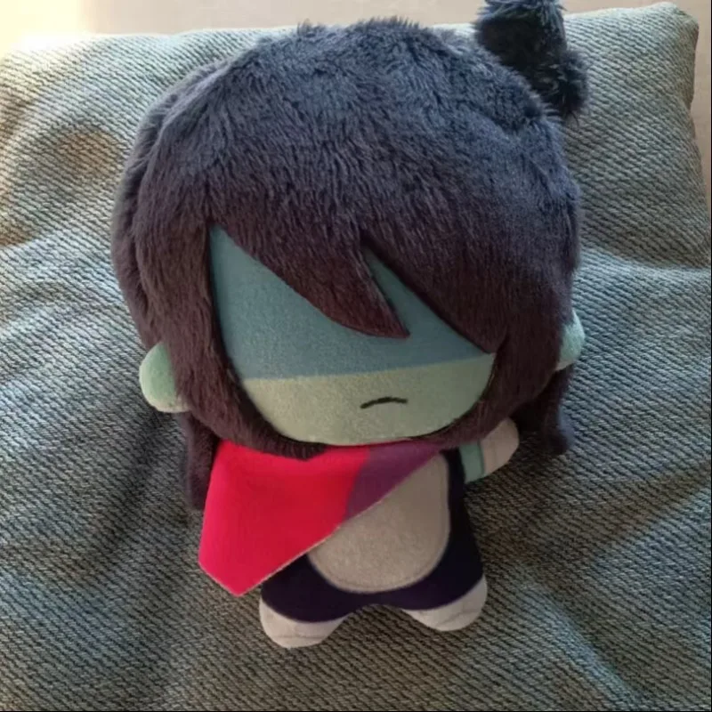 10cm Deltarune Kris Plüschtier Weiches Stofftier mit Rosa Schal Blaues Haar Anime-Spiel-Charakter Plüschfigur für Fans Geburtstagsgeschenk – Detail 4