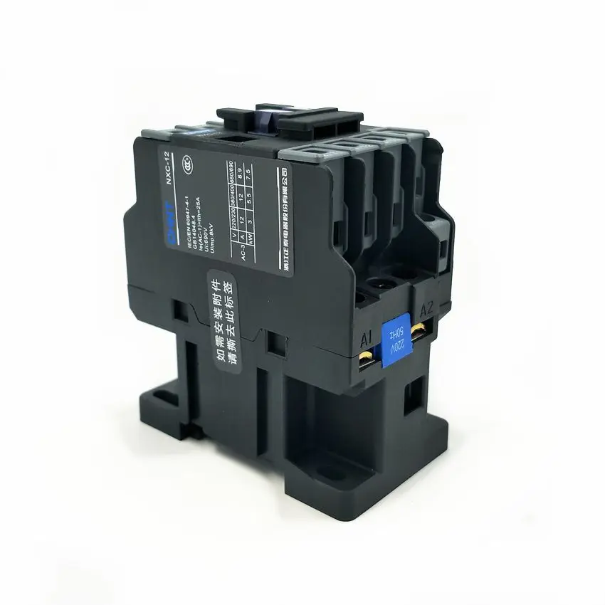 CHINT NXC-12 AC Contactor  1NO+1NC 50Hz AC220V 110V 380V 24V 36V 48V Replace CJX2-1201 CJX2-1210