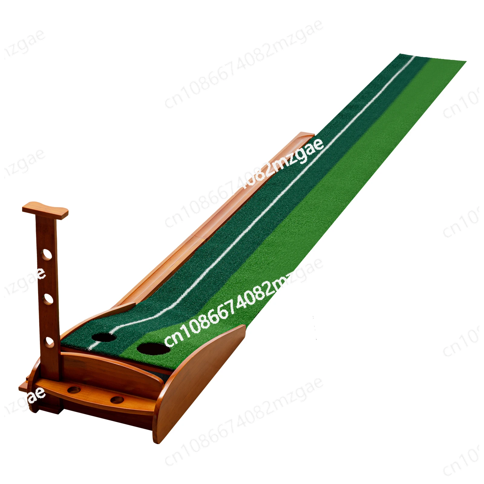 Indoor Golf Putting Green Practice Mat Exerciser Ball Return Training Aid