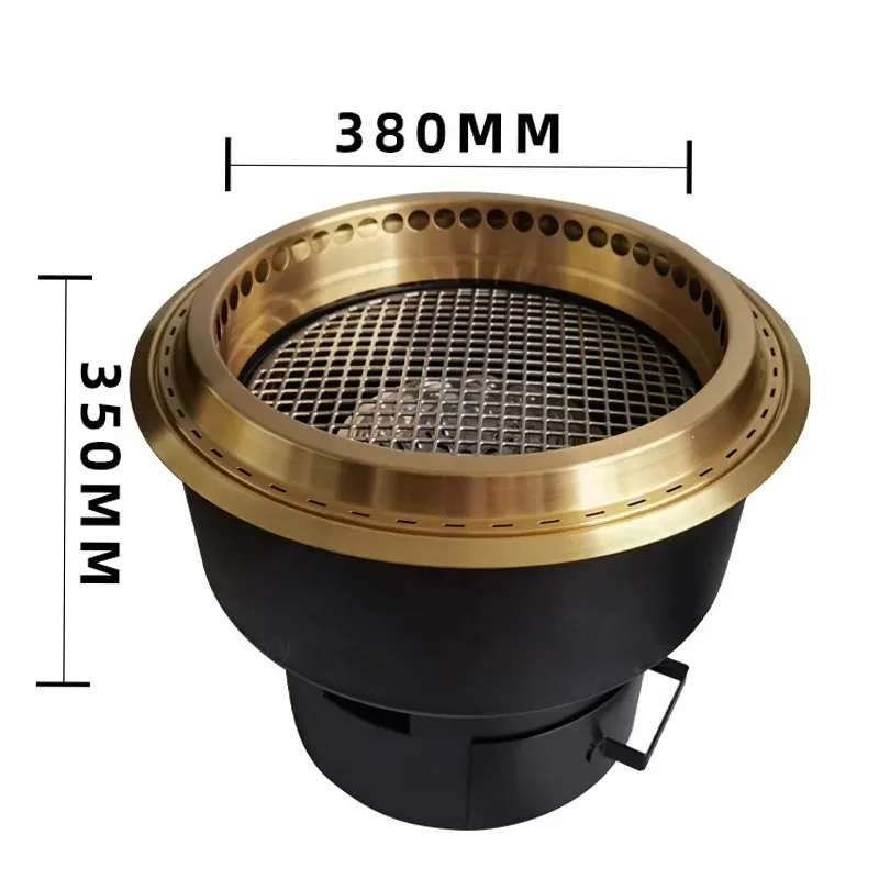

Commercial Hibachi Indoor BBQ Grill Smokeless Stainless Steel Butane for Restaurant