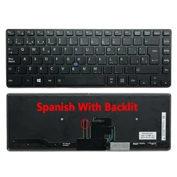 Z40 Spanish Keyboard For Toshiba Tecra Z40 Z40T Z40-A Z40-AK Z40-AB Z40-B Z40t-A Laptop Black With Frame SP