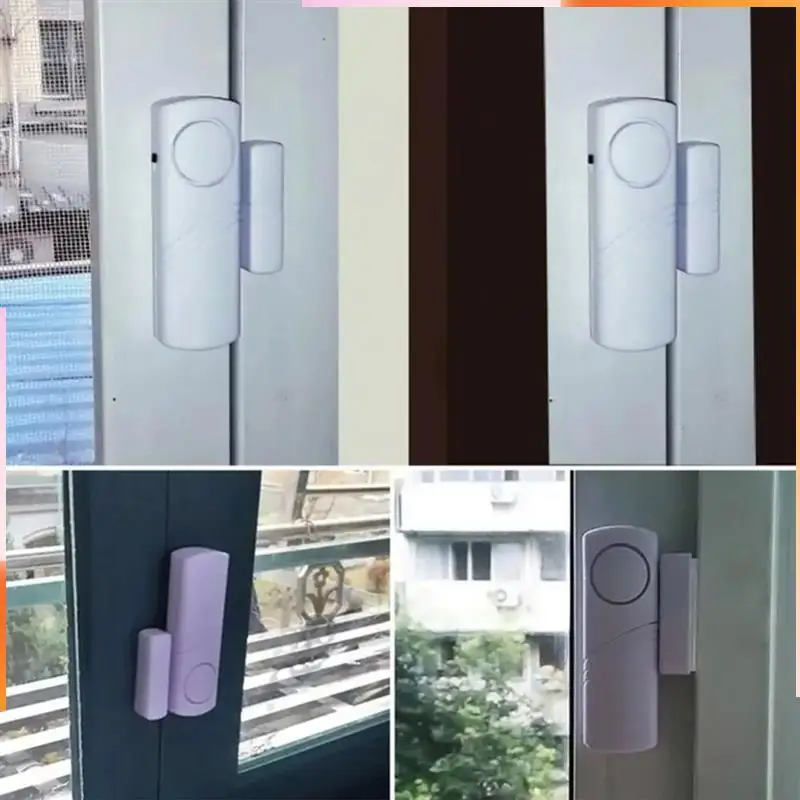 A92Z 5Set/Lot Door And Window Magnetic Sensor Alarm Smart Home Security Protection Door Window Alarm