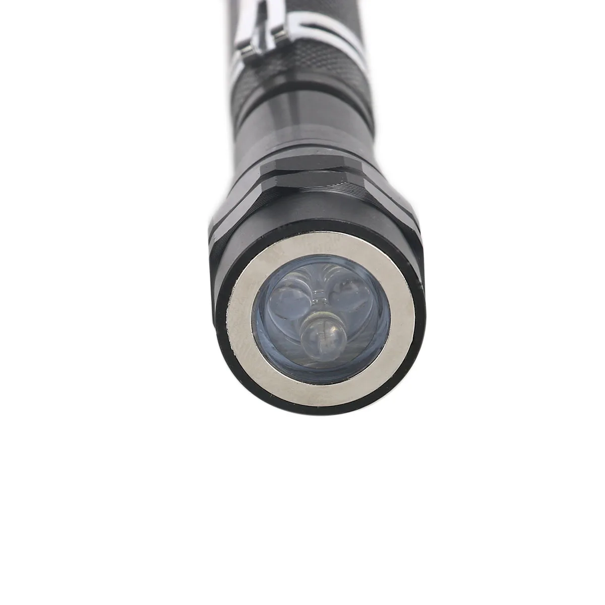 كشاف 3 ليد أسود 55 سم تلسكوبي 360 ° مصباح مغناطيسي مرن موفر للطاقة، إضاءة محمولة قابلة للتكبير #6