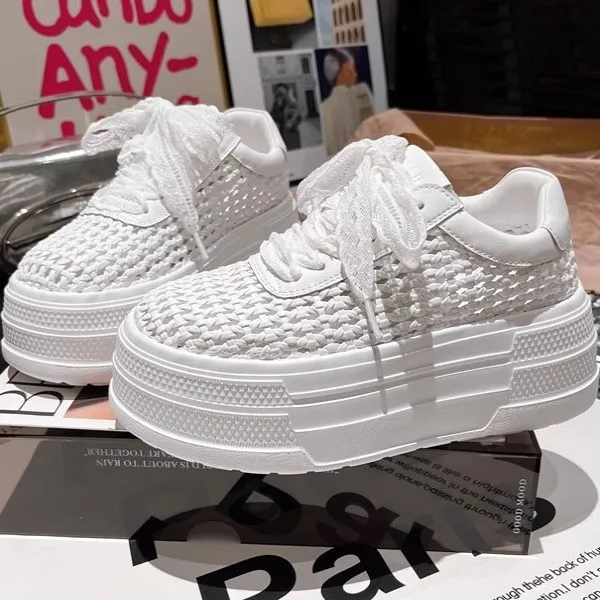 Обувь, женские кроссовки на платформе, толстая подошва, модные летние скандальные кроссовки 2024, женские кроссовки на платформе, толстая подошва, Fas