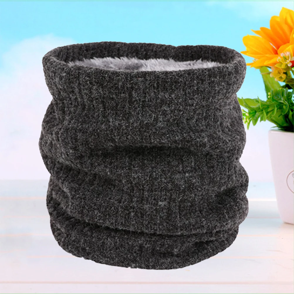 

2pcs Knit Collar Scarf -loop Warm Chunky Soft Women Girls Winter Fall Accessory Lining Stylish Unisex for Men