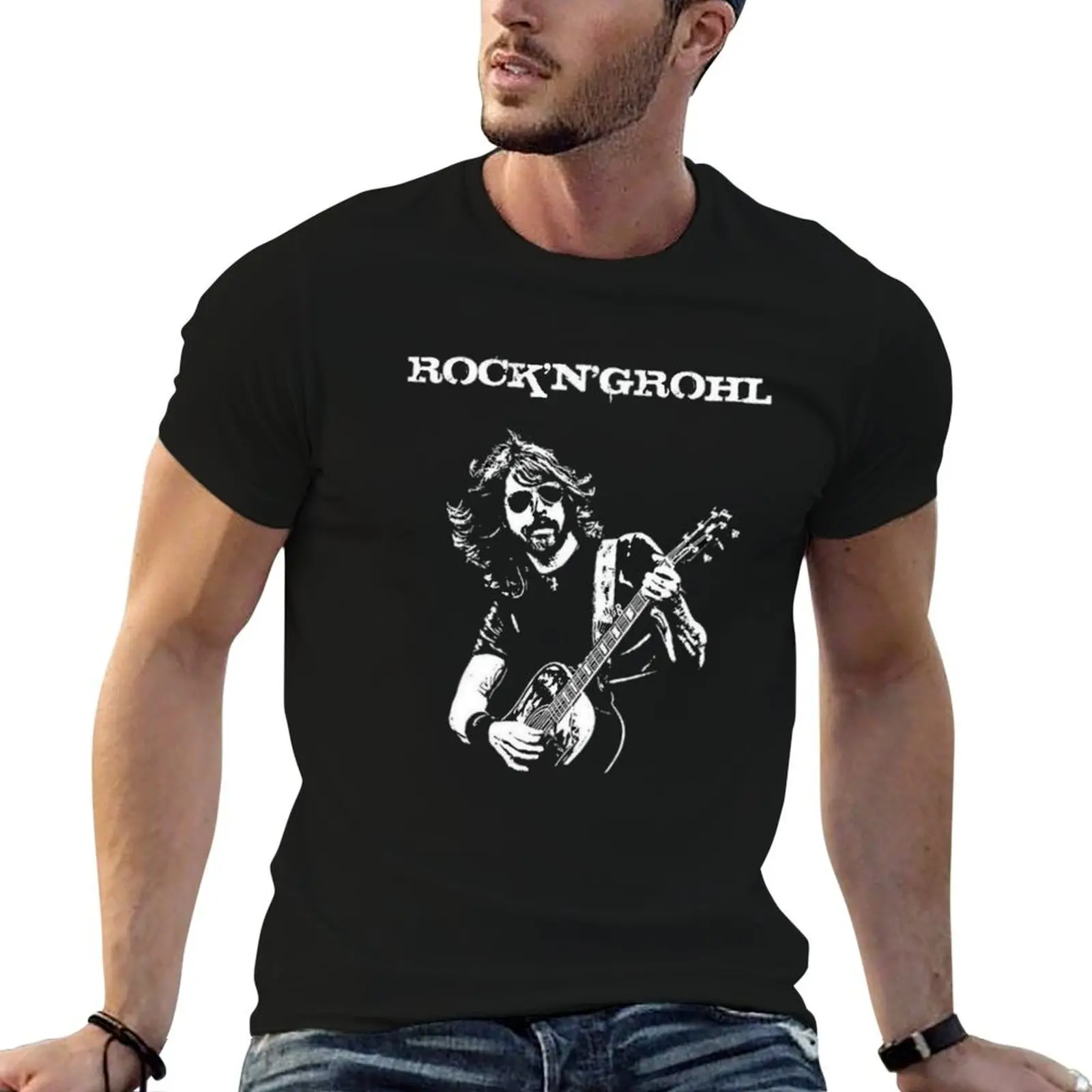 the rock and grohl factory concert van tour merch T-Shirt quick drying essential t shirt t shirts for men pack