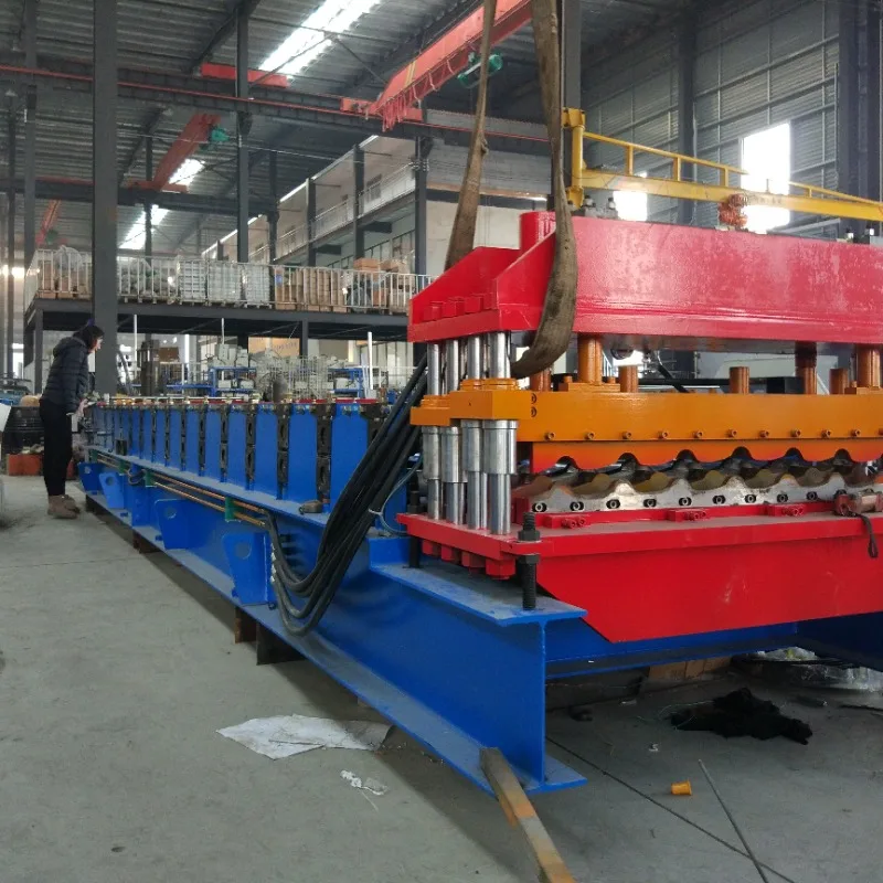 Customized Metal Panel Glazed Tile Aluminum Alloy Small Making Profile Building Material Glazed Roll Roof Form Machine