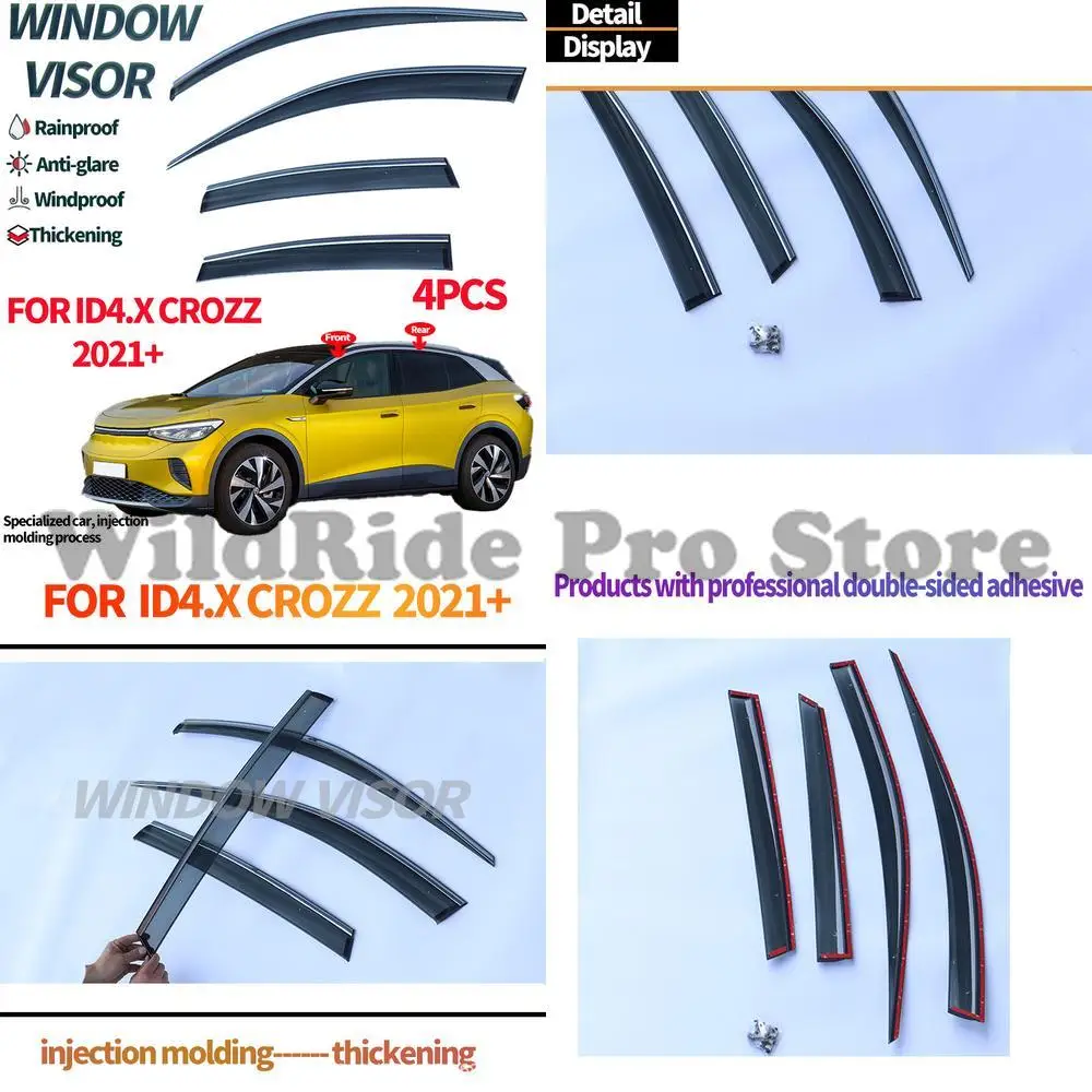 

1 set For Volkswagen ID4 X Window Rain Deflectors for ID4 X CROZZ 2021+