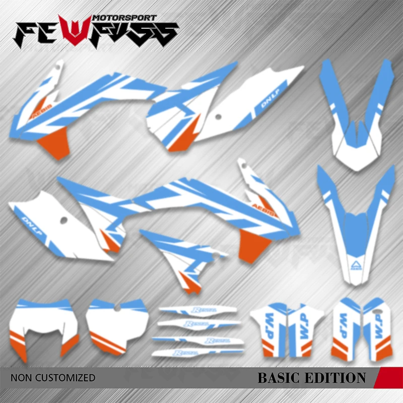 

Наборы наклеек на фольги мотоцикла Fewfuss для KTM SX SXF 2013 2014 2015 EXC XCW 2014 2015 2016, номер имени на заказ