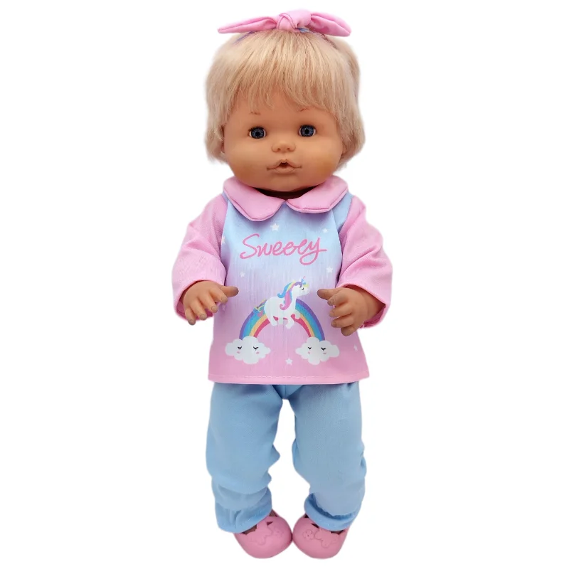 Doll Clothes Sweater Ropa Y Su Hermanita 40 Cm Baby Dolls Clothes Hat Set Child Gift