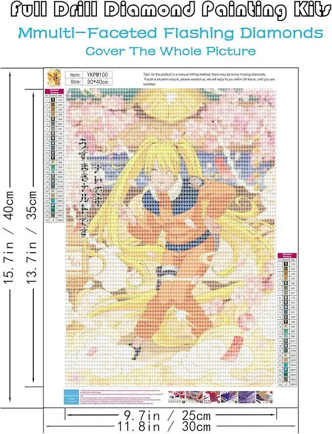 Pintura de diamante 5D DIY, escena de duelo clásica de Naruto y Sasuke, taladro redondo completo, Personaje de Anime, regalo artístico para fanáticos y decoración del hogar, 1 ud.