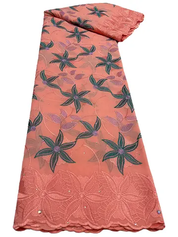 5 Jahre Schweizer Voilespitze in der Schweiz, nigerianischer afrikanischer Spitzenstoff, 2025, hochwertige Spitze, Tissu Dentelle, Baumwollspitze, Dubai-Stoff