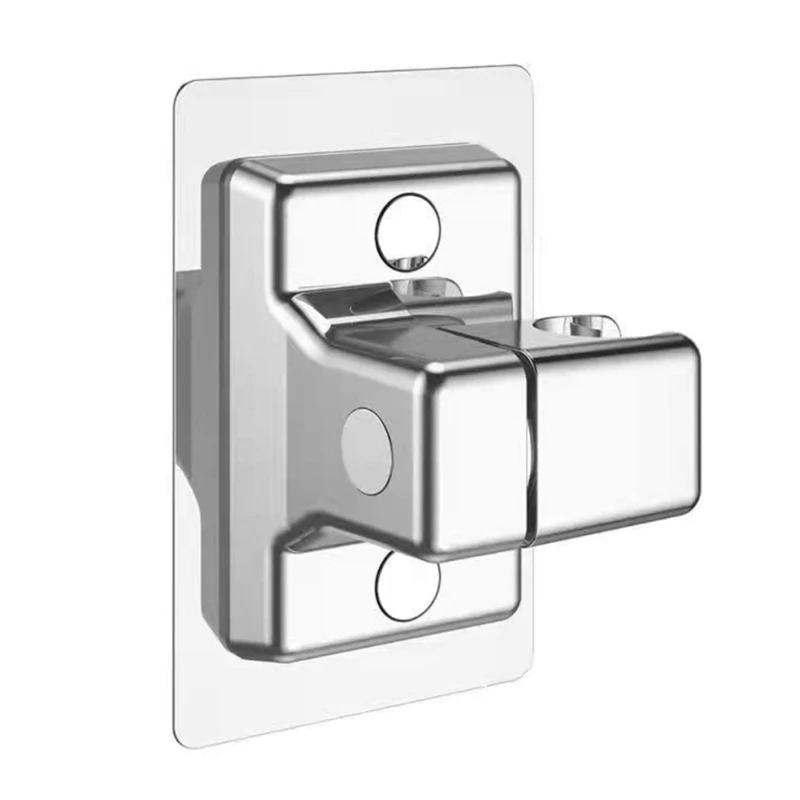 Easy Install Shower Head Holder No Drill Needed Adjustable Angles Shower Bracket Thread Shower Head Mounting Bracket
