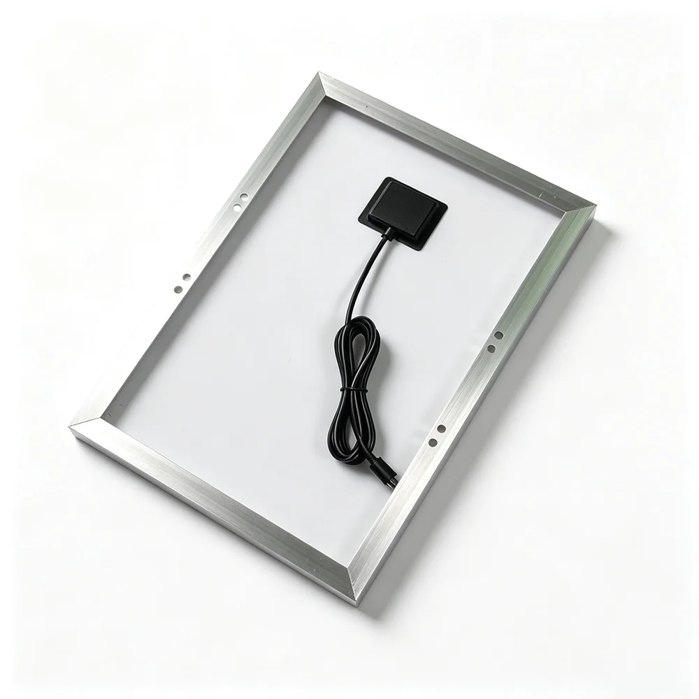 20W 12V Solar Panel Solar Charger for Monitoring Garden Lights 9V-12V Battery Charger with Type-C Output