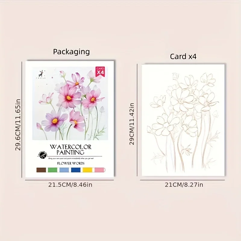 مجموعة التلوين للبالغين، كتاب تلوين الرسم بالألوان المائية للبالغين، تخفيف التوتر والقلق، هدية عيد ميلاد مثالية