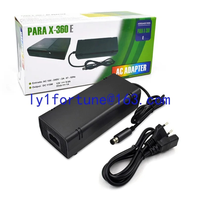 For X 360 E Console AC Adapter Replacement Charger - 240V Automatic Voltage Low Noise Replacement Edition