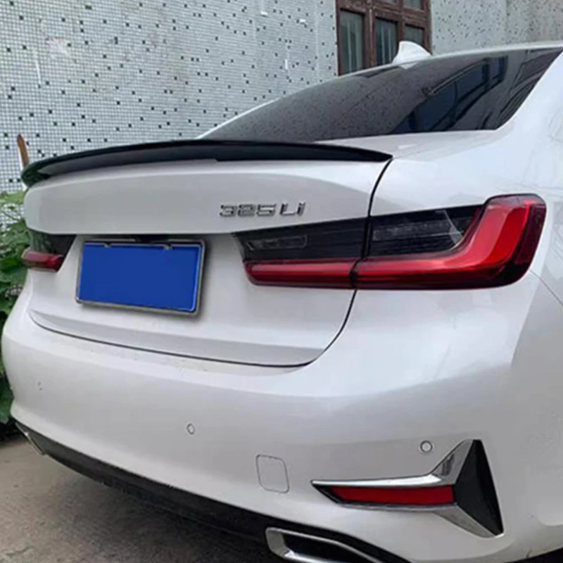 

Для BMW 3 серии G20 / 2019-2025 год, спойлер, аксессуары для крыльев, АБС-пластик, комплект задней губы, стиль MP