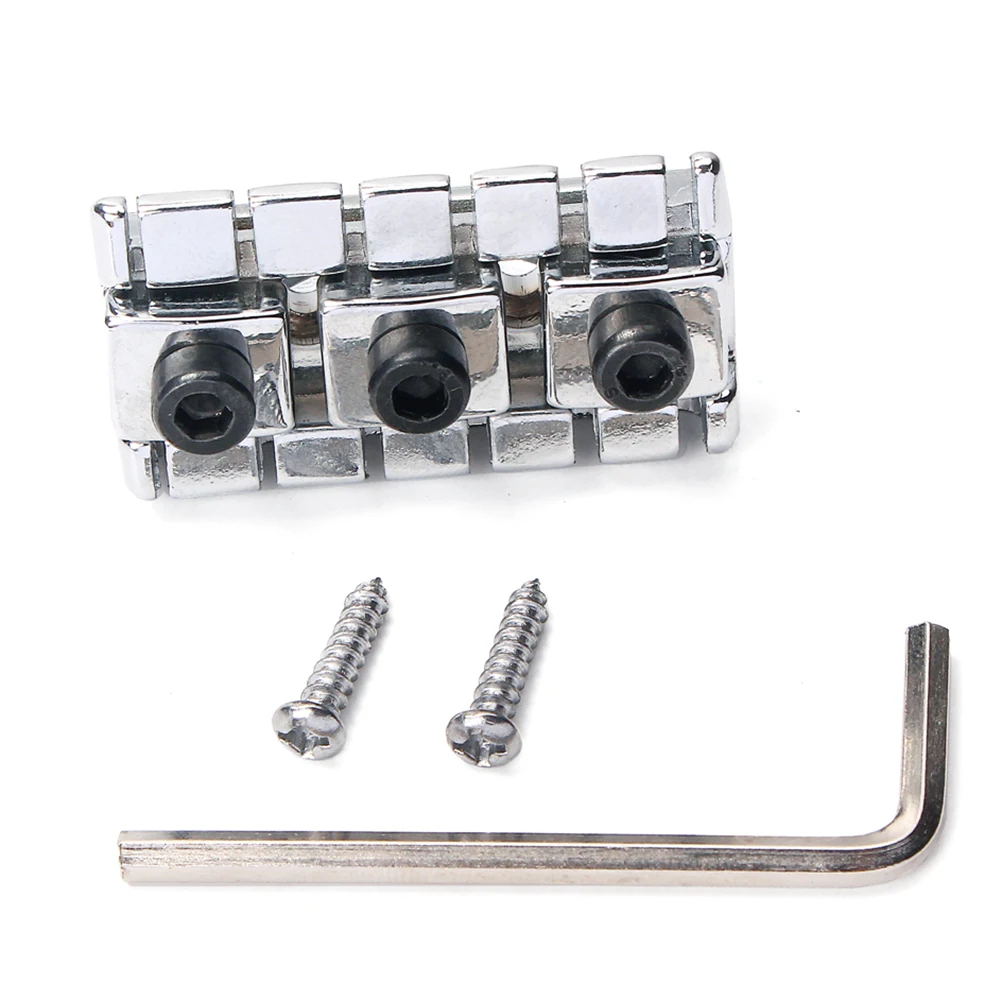 

Vibrato Metal Pillow Guitar Bridge Replacement Accessories Electric Kit Locking Nut for Tremolo Stabilizer