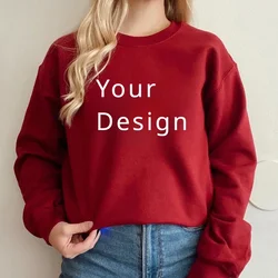 Custom Design Sweatshirt Customized Logo Personalized Hoodie Student Casual Custom Printed Text DIY Hoodies