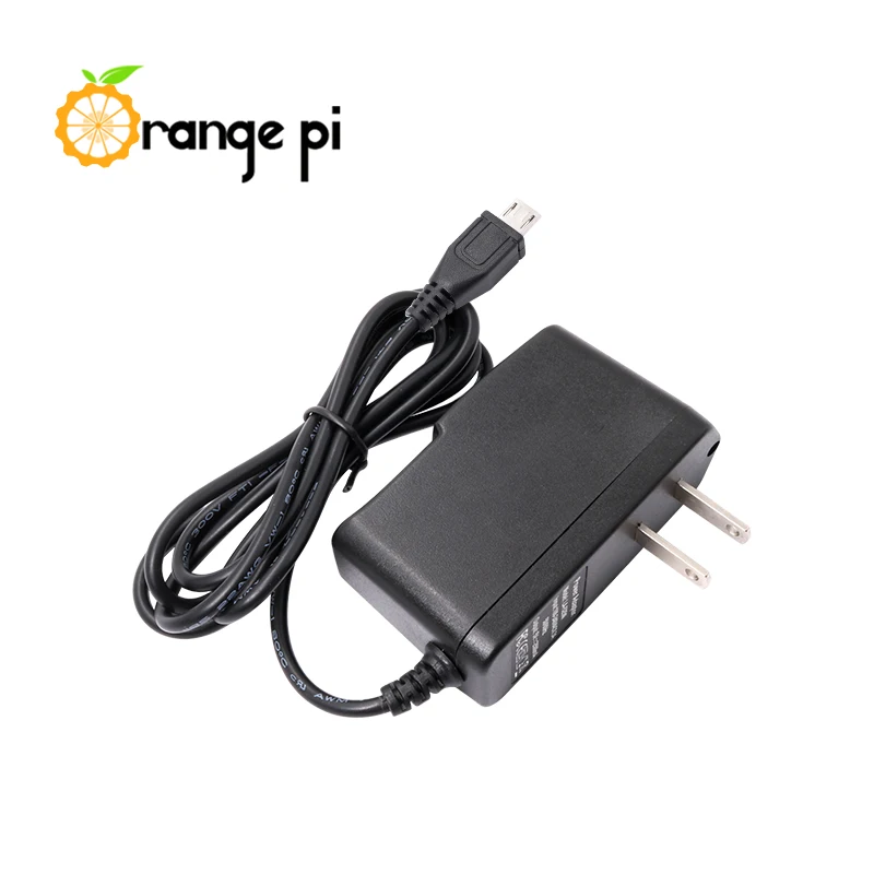 Orange Pi 5V/2A AV To OTG Power Adapter, US Version OTG Power Supply, Suitable With Zero/Zero plus 2/2G-IOT/Win/Win Plus/R1
