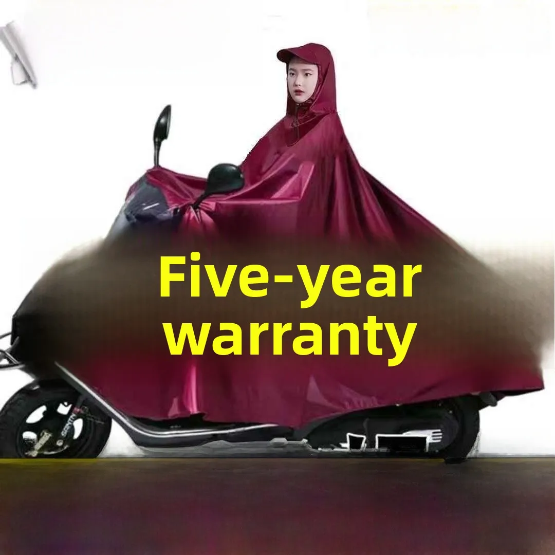 

Thickened Waterproof Motorcycle Raincoat for Men And Women Vehicle Rain Poncho Single Double Rider Ladies plus Size