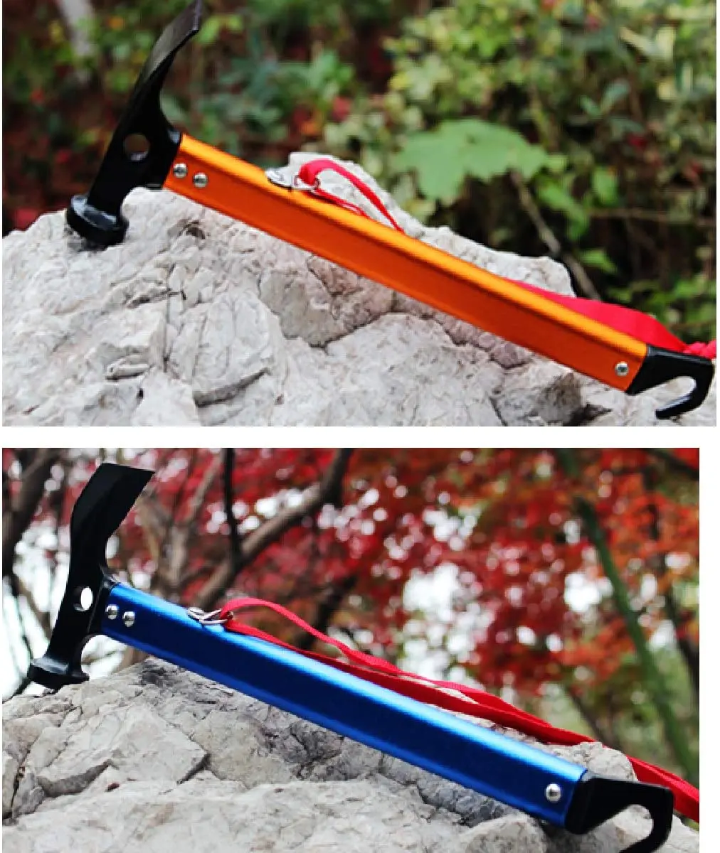 Martello OEM con impugnatura sicura in lega di alluminio per martello da campeggio per escursioni all'aperto