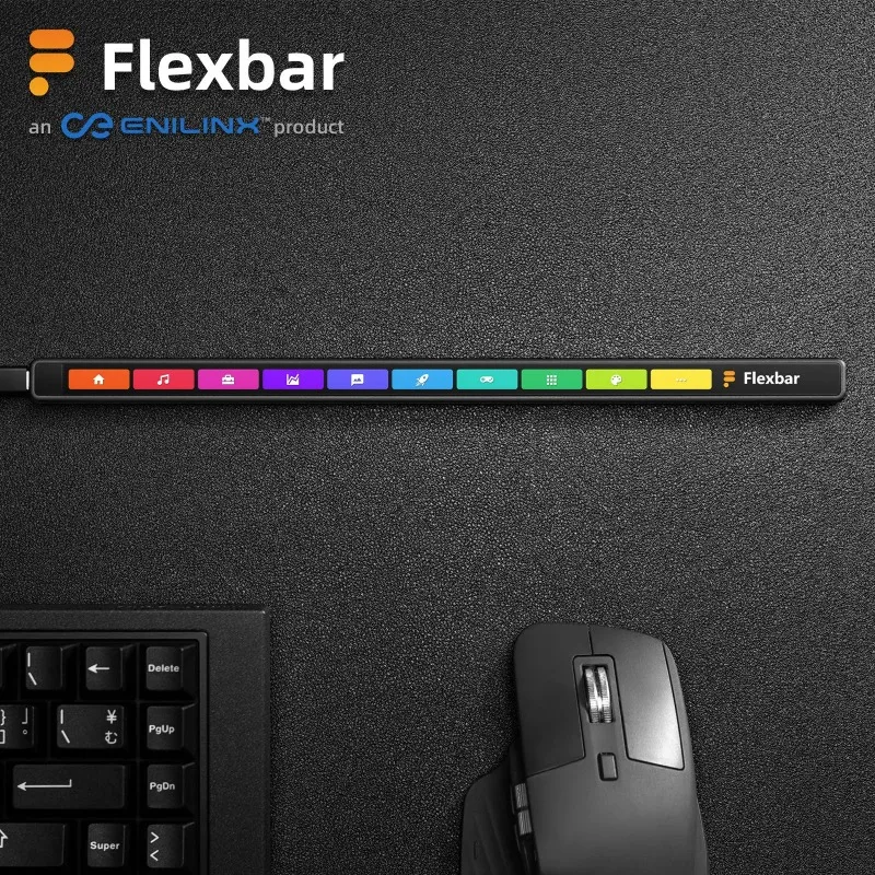 キーボード Enilinx Flexbar Flexbar 2K OLED Touch Bar Keyboard for Creators