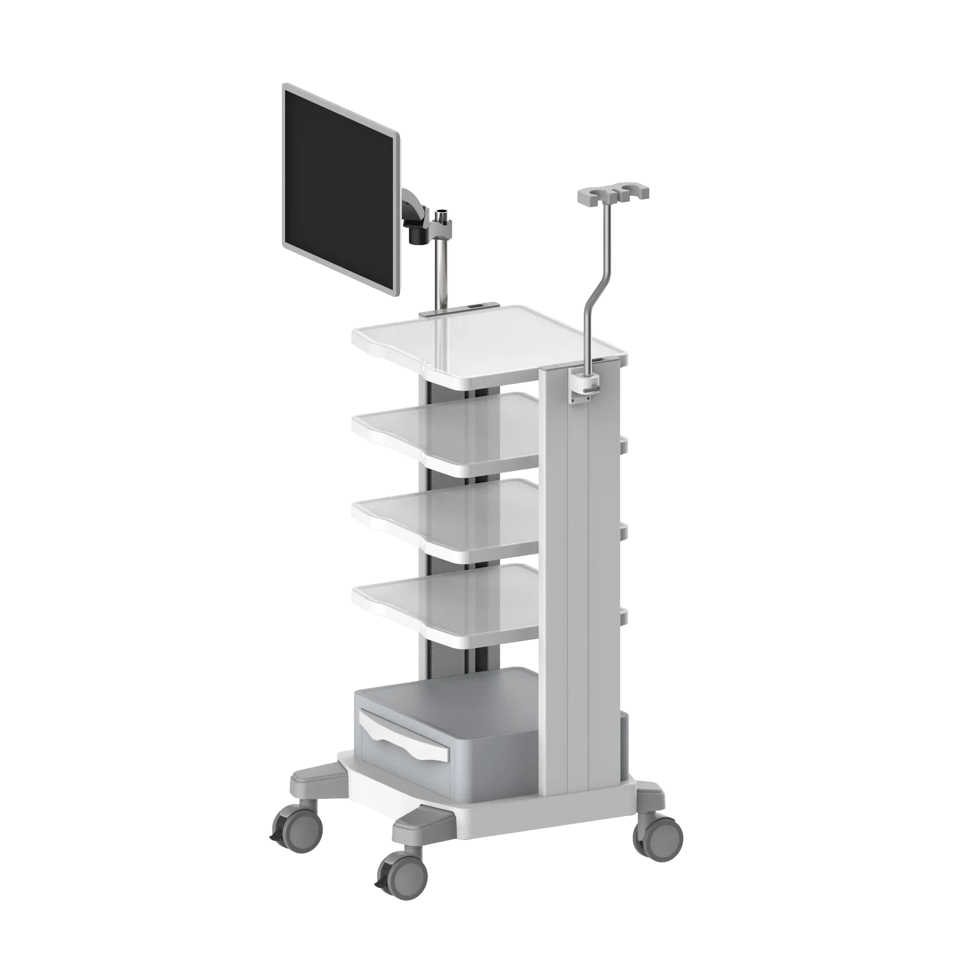 

Hospital Mobile Endoscopy Instrument Trolley Medical Use endoscope cart