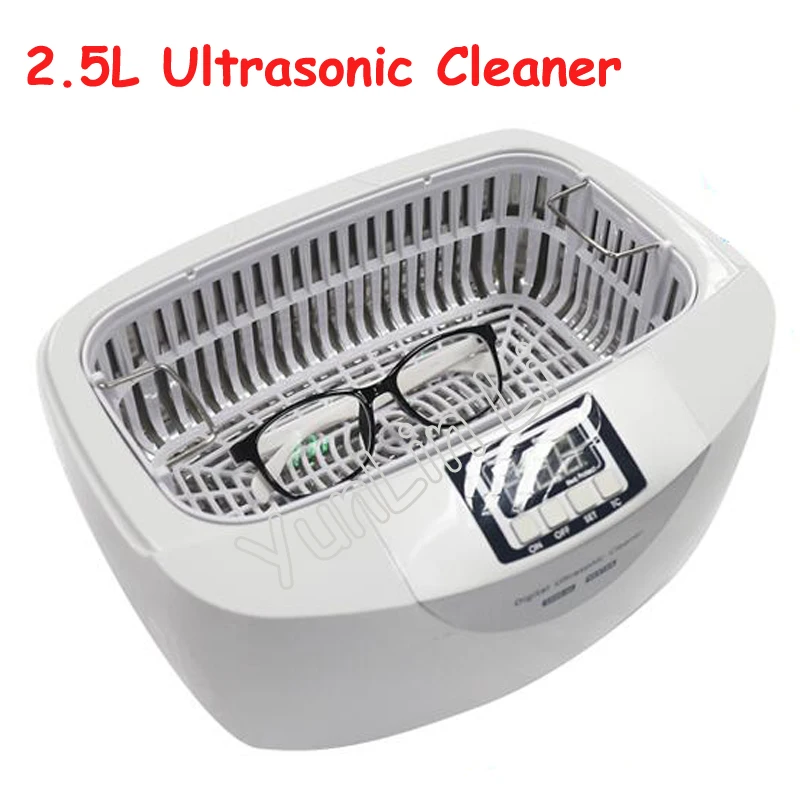 

Commercial 2.5L Digital Ultrasonic Cleaner Popular Jewelry Cleaning Machine Steel Washer 42khz Frequency Water Heating Function