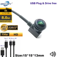 1MP 720P 2MP 1080P 4K 8MP 160Degree Wide Angle Full HD Micro Type-C Camera UVC Mini CCTV OTG Android Webcam Audio for Industry