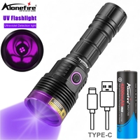 20W UV LED Blacklight Spotlight Flashlight Invisible ink Curing Pets Stain Leakage Marker Ore Money Scorpion Fishing Lamp Torch