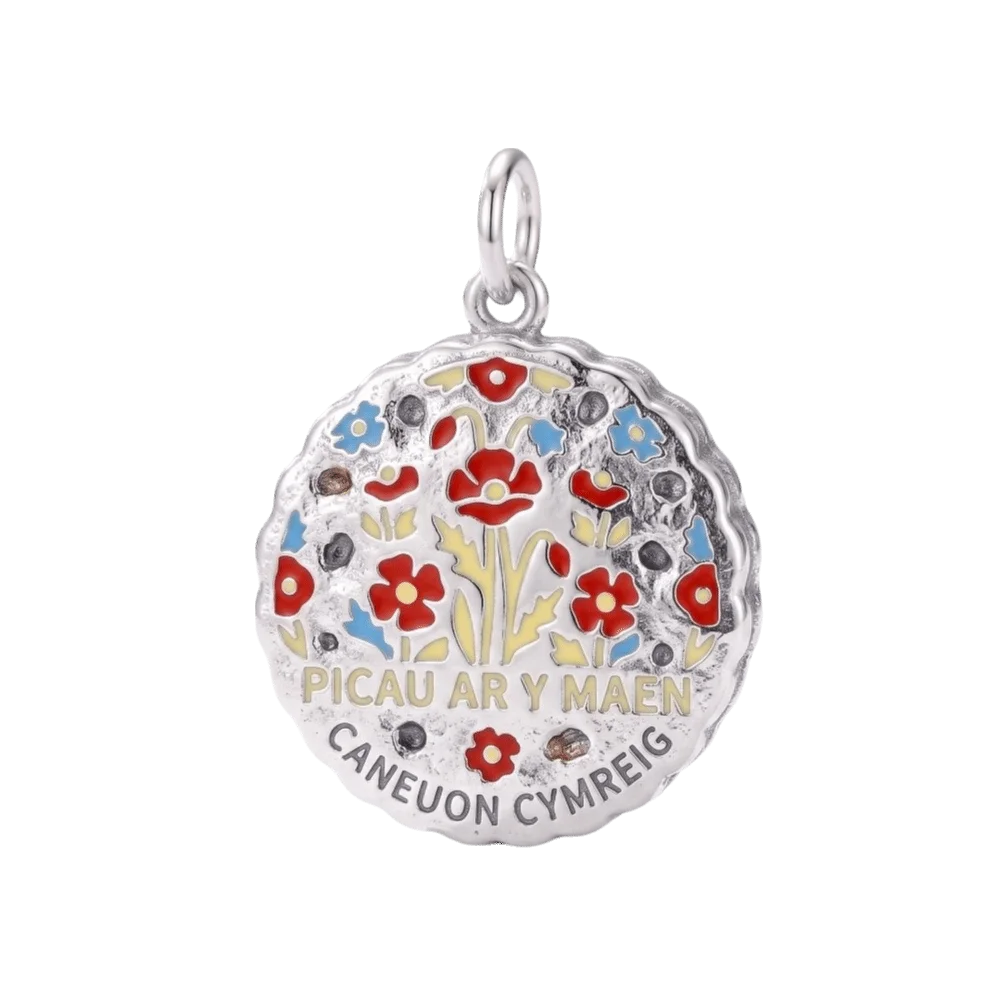Chic Stainless Steel Cartoon Pendants Miniture British Theme Jewelry Making Charms Lightweight Enamel Material DIY Charm Girl