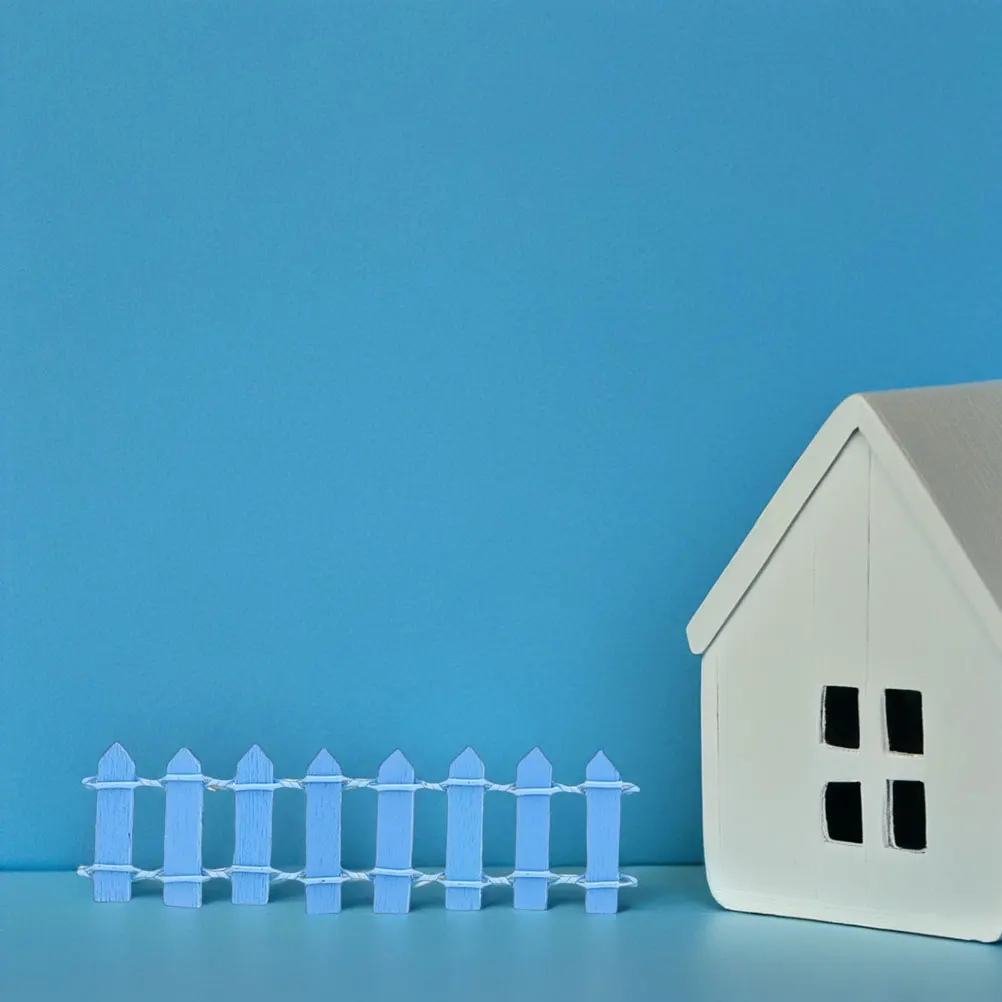 

30pcs Micro Landscape Decoration Miniature for Crafts Succulent Dollhouse Decorative Garden Fencing Simulation Fence Mini