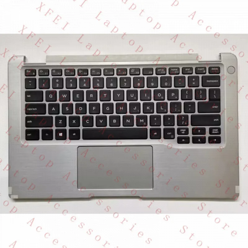 

F for Dell Latitude 9410 7400 2 in 1 Palmrest Case Keyboard Frame W Touchpad 0878D9