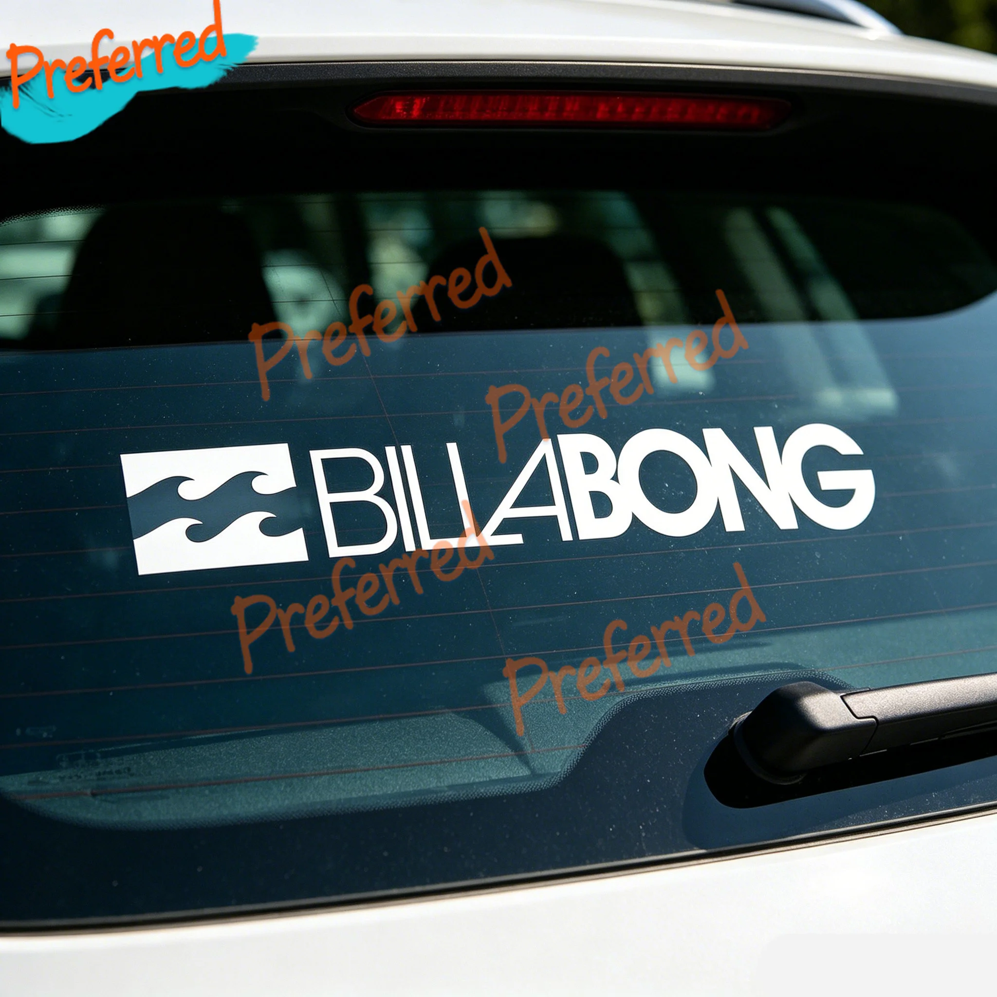 2 X BILLABONG LOGO Car Graphic Sticker Decals Vinyl Camper Van Surf Customizable in Any Sticker Size - No Background