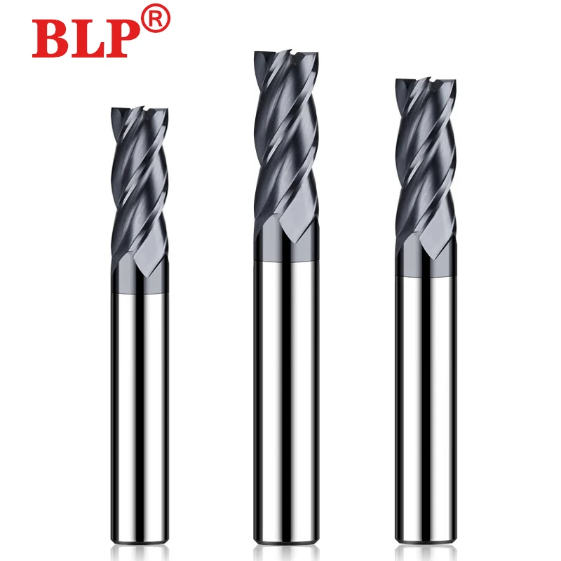 Milling Cutter Hrc50 Endmill Alloy Tungsten Steel Cnc tools Maching Wholesale Top Milling Machine Tools For Steel Woodworking