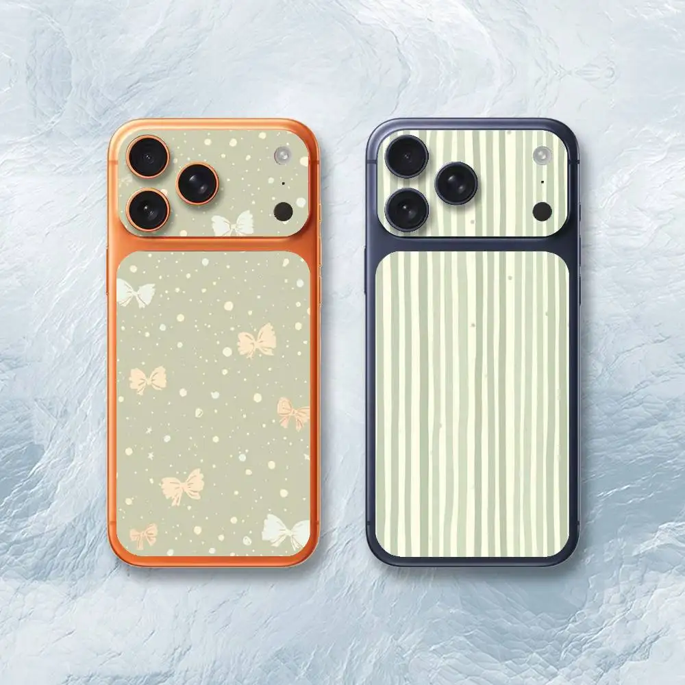 

Sage Green Aesthetic Sticker Film Back Skin for iPhone 17 Pro Max