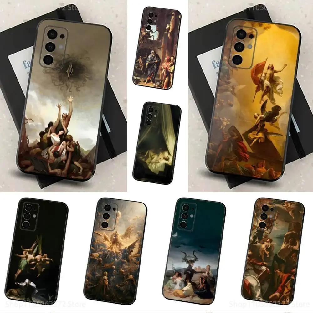 

Art F-Francisco G-Goya Phone Case For Samsung Galaxy A13,A21s,A22,A31,A32,A52,A53,A71,A80,Soft Black Shell