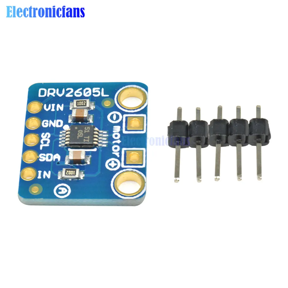 Controlador de Motor háptico DRV2605L, módulo de placa de ruptura, interfaz I2C IIC para Arduino Raspberry Pi, 1 piezas