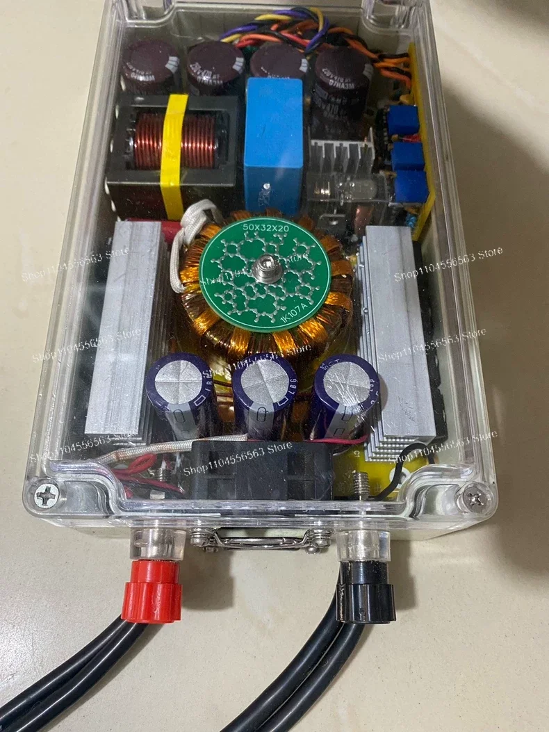 12V High-Power Amorphous Inverter – 1500-3000W, Handcrafted, Full Protections, Transparent Acrylic Case
