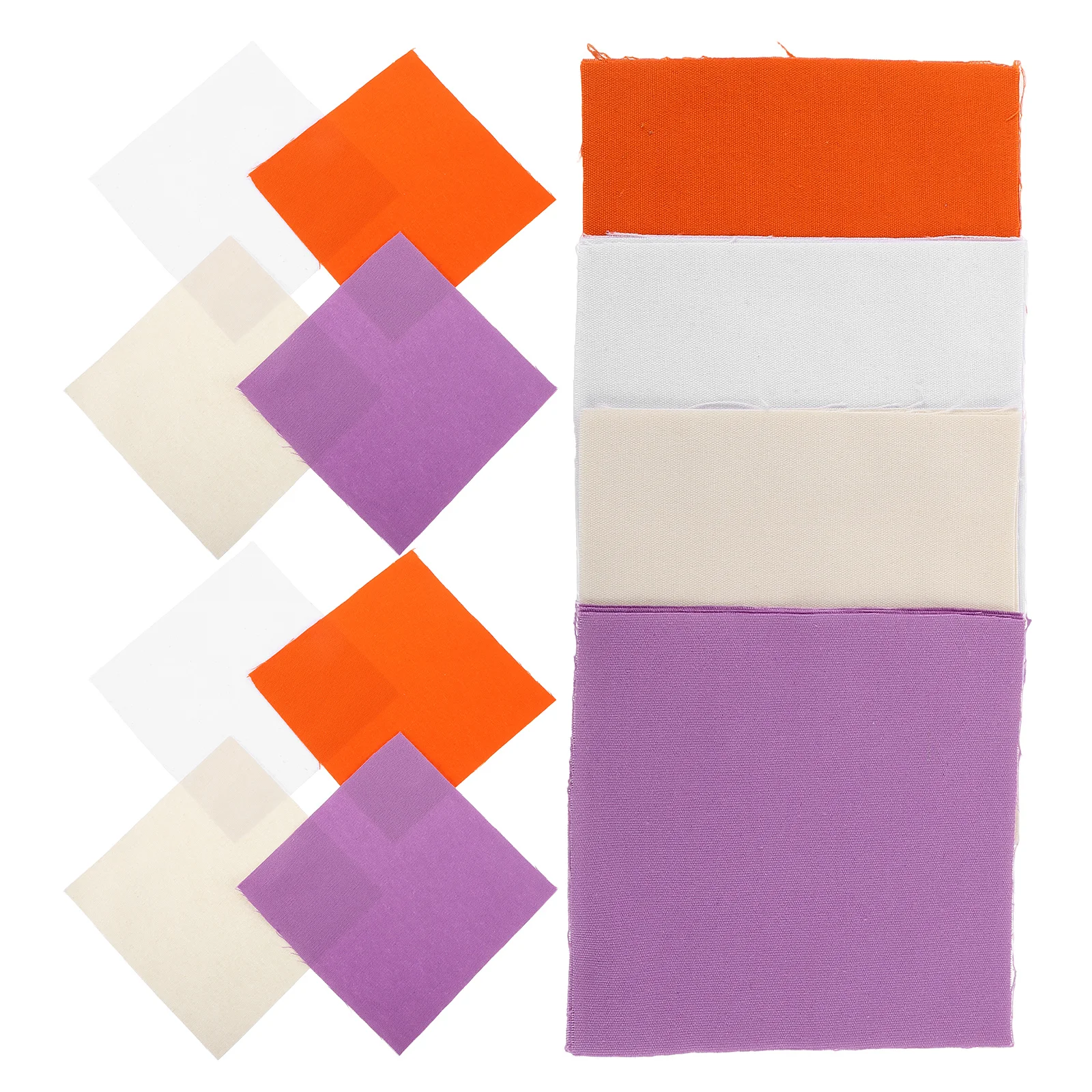 

12 pcs Embroidry Fabric Cotton 5.89×5.89In Soft Foldable Squares Stitch Cloth Diy Sewing Craft Projects Needlework Supplies