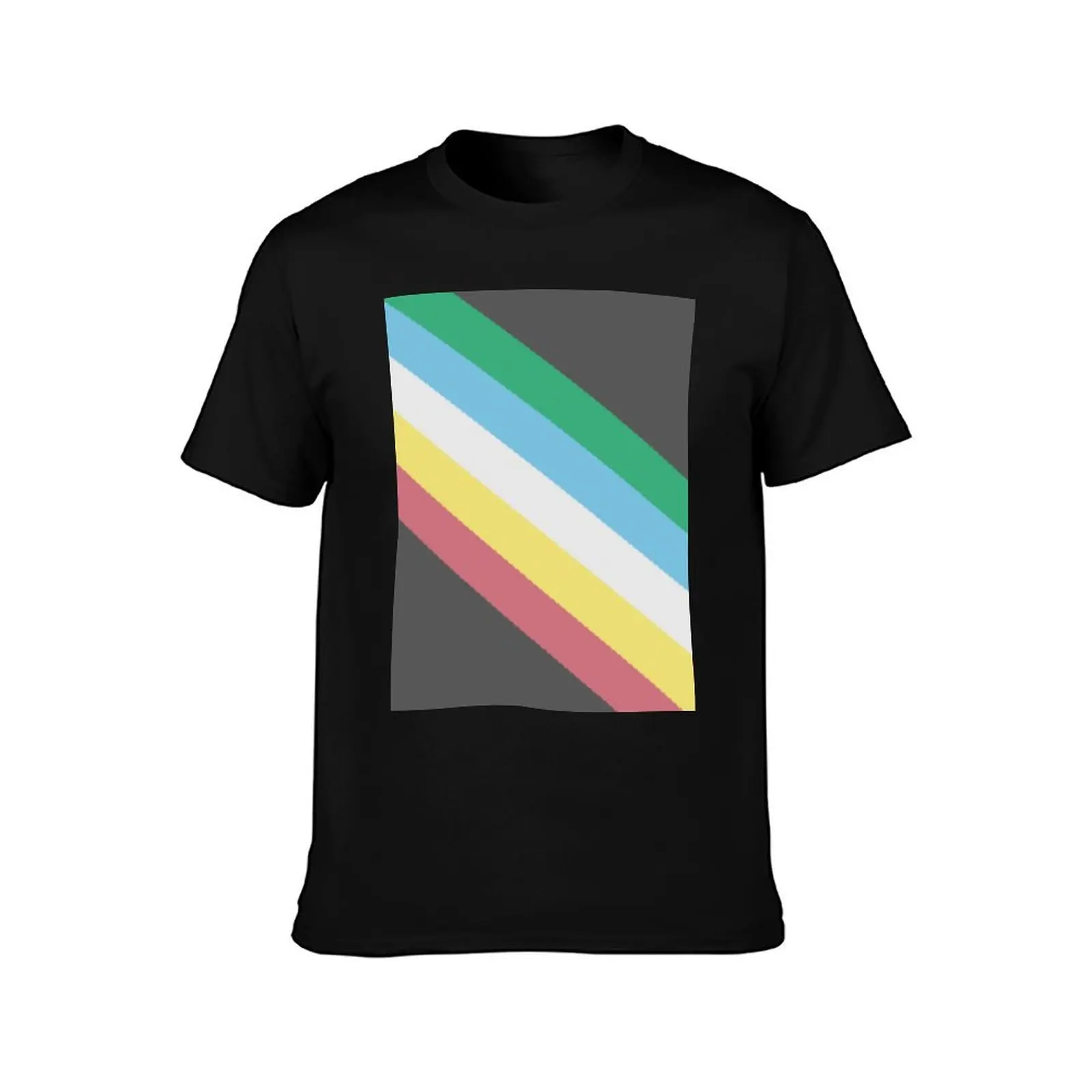Disability Pride Flag T-Shirt Holiday All Match T-Shirt