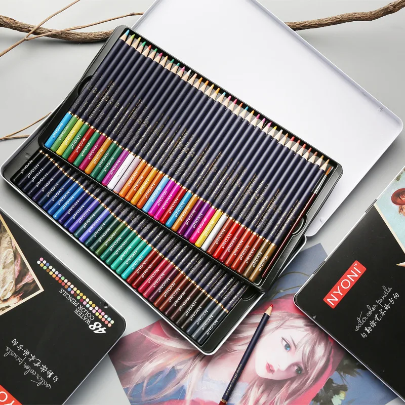 

Coloring Pencils for Adult Coloring Books Artist Drawing Sketching Shading Art Supplies,Oil Based Soft Core Pre-sharpened Wood