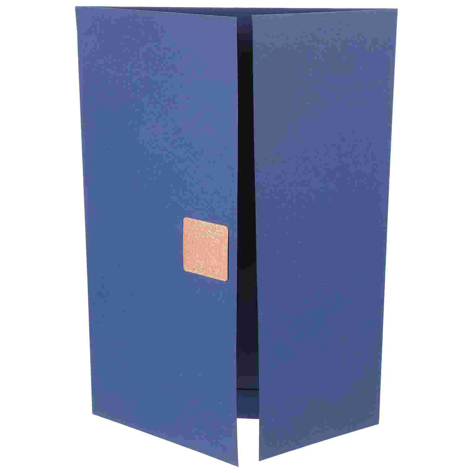 Certificate Cover Decor Folder Paper Award Envelope Decorative Protector Diploma