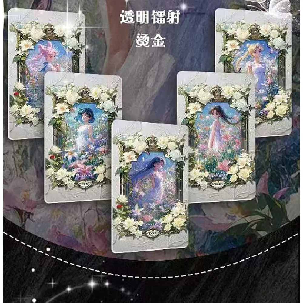 Magical Girl Transformation Anime Sailor Moon Collection Card High Quality Lovely Pretty Girls Youth Fashion Character Card Gift