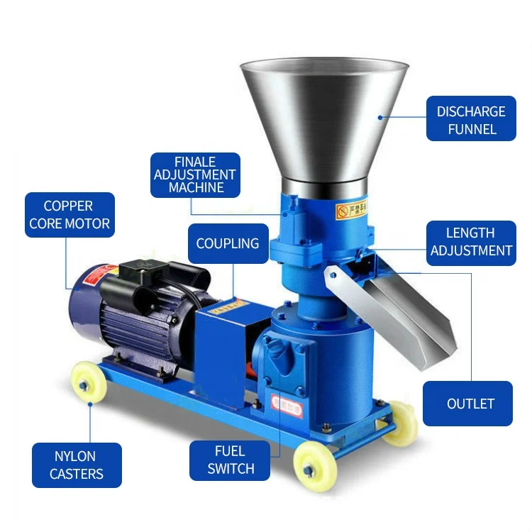 Pallet Making Machine for Animal Feeds/Animal Poultry Cattle Chicken Feed Pellet Machine/Animal Feed Pellet Making Machine