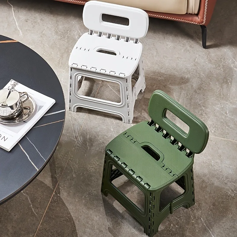 Convenient Folding Light Step Stool. Perfect for Kitchen, Bathroom or Bedroom, Travel Special, Easy to Store